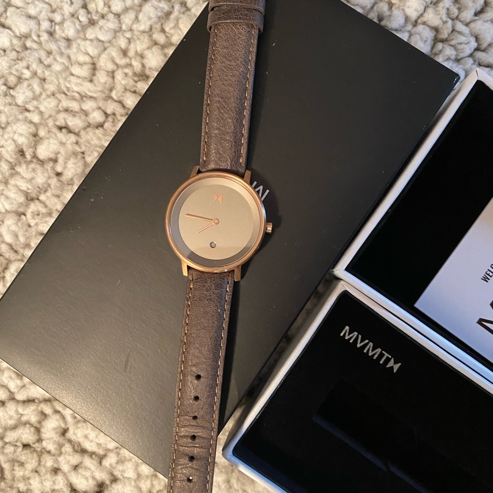 MVMT Signature II 34mm Ashen Taupe watch